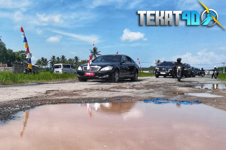 Alasan Jokowi Tak Lewat Jalan Disiapkan Pemprov Lampung, Pilih Jalan Rusak