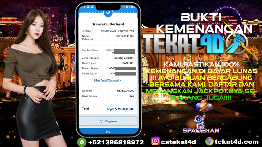 BUKTI KEMENANGAN SLOT GACOR 18 MEI 2023