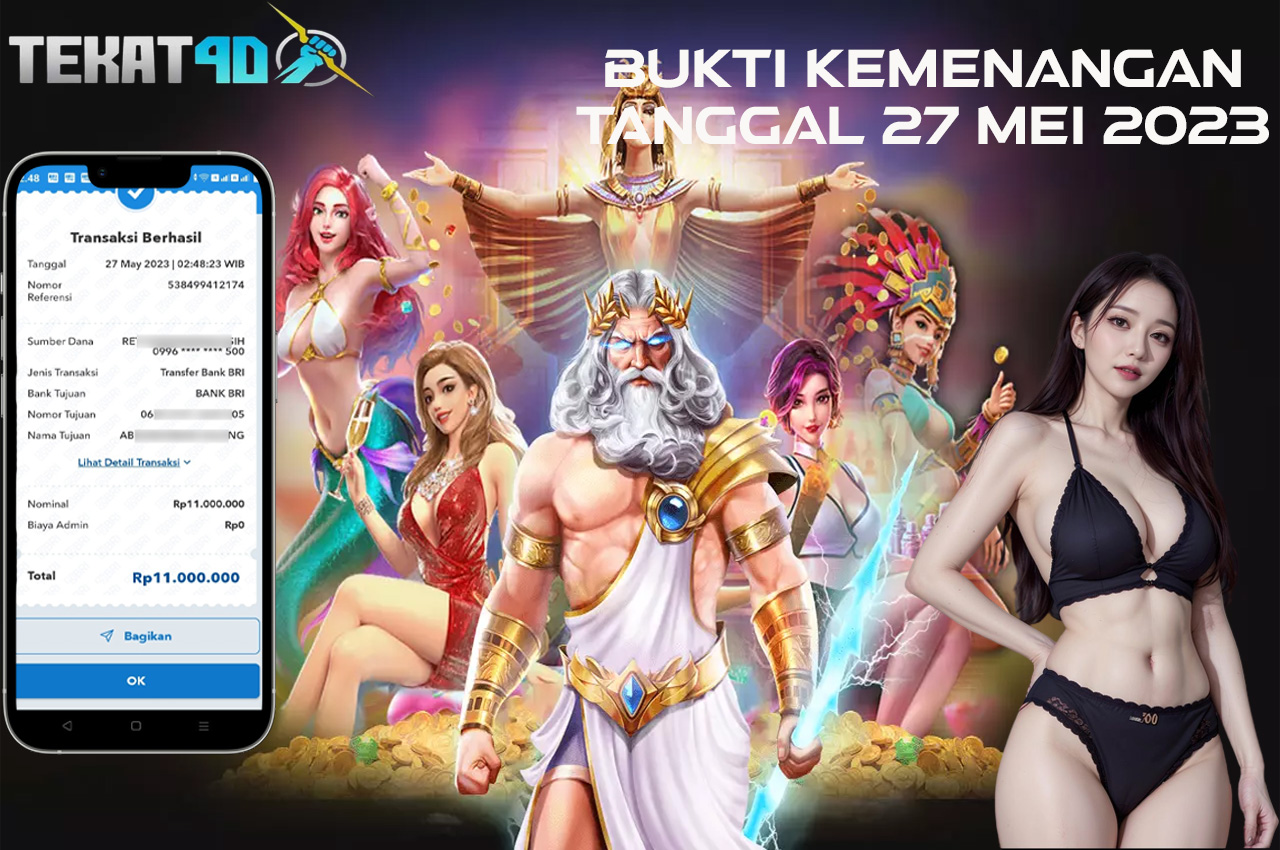 BUKTI KEMENANGAN SLOT GACOR 27 MEI 2023