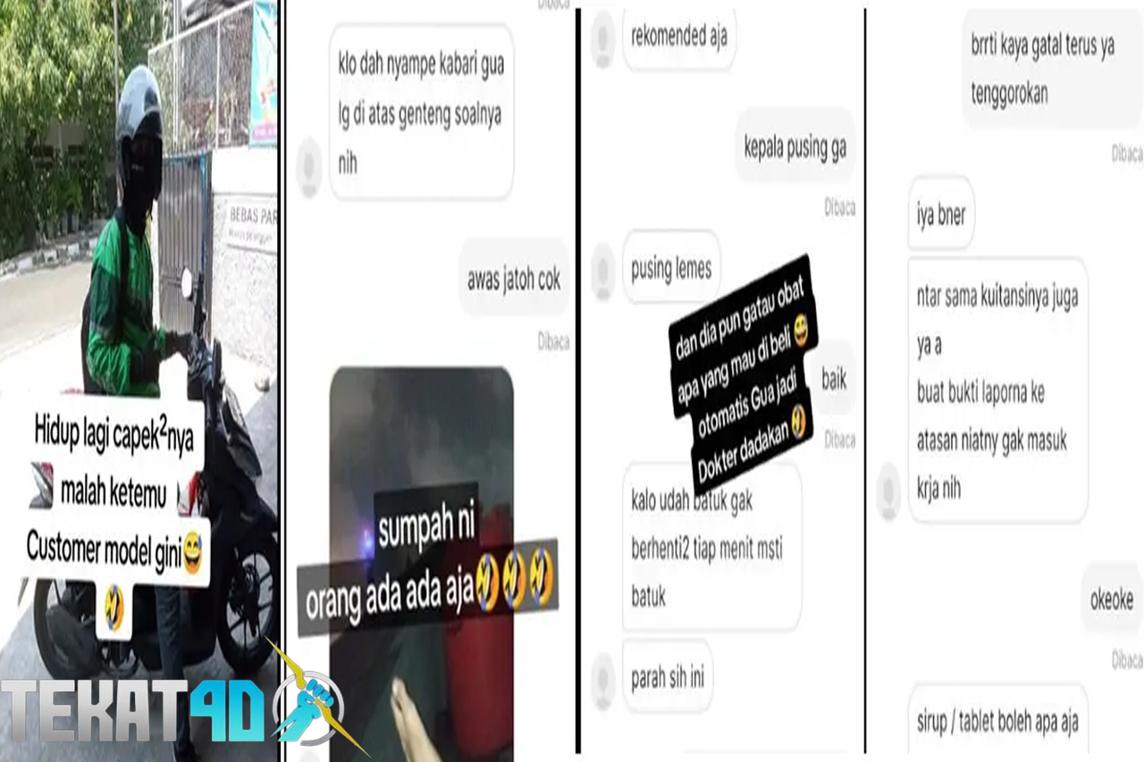 Viral Isi Chat Driver Ojol dengan Pelanggannya Ini Endingnya Enggak Disangka