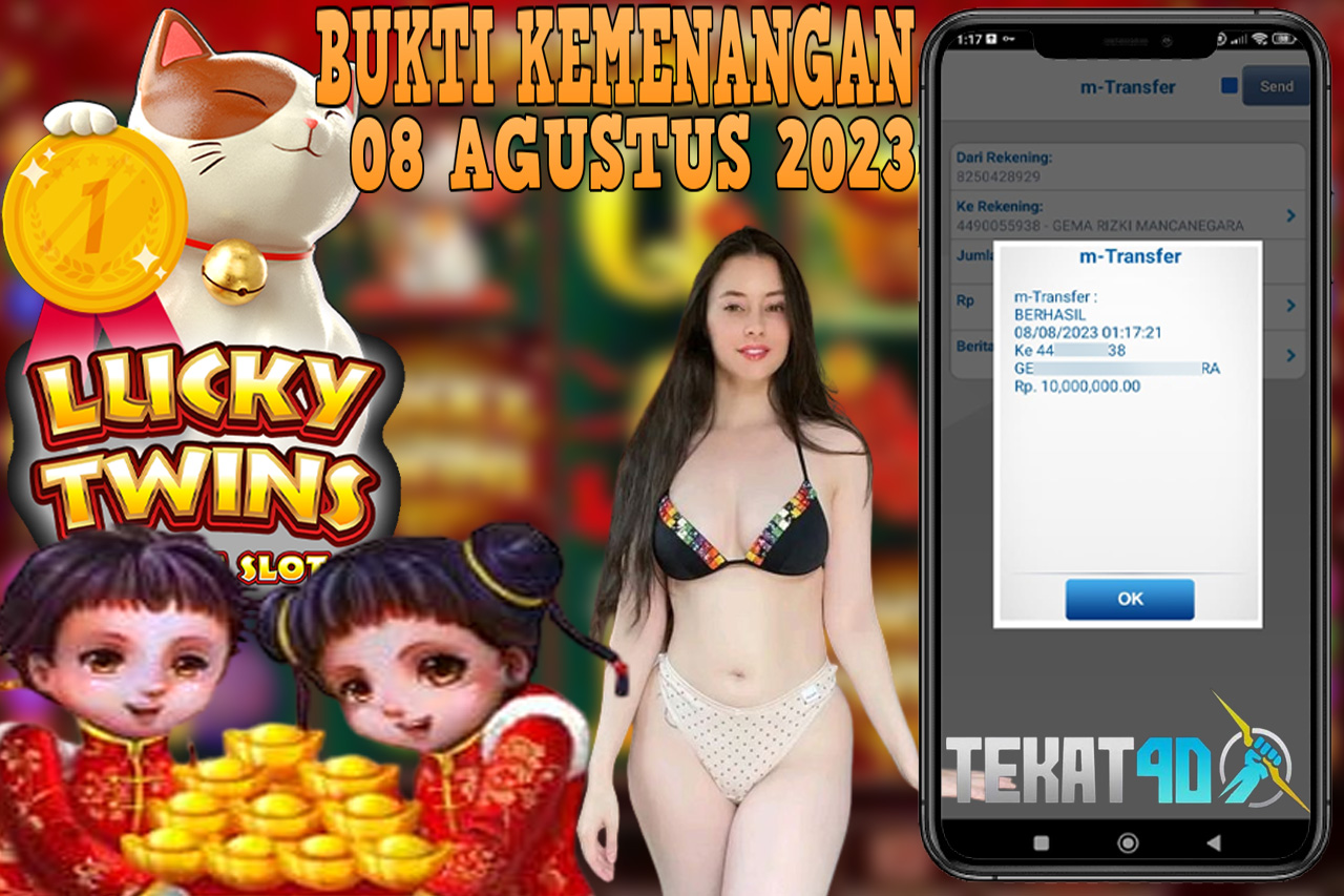 BUKTI KEMENANGAN MEMBER SETIA TEKAT4D 08 AGUSTUS 2023