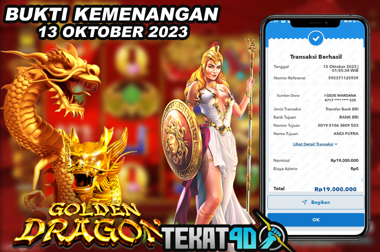 BUKTI KEMENANGAN TEKAT4D 13 OKTOBER 2023