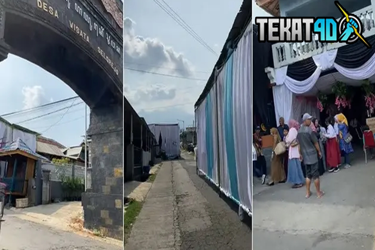 Viral Sepanjang Jalan Desa di Malang Penuh Tenda Hajatan di Waktu Bersamaan