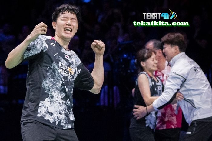 Pasangan juara dunia Seo Seung-jae/Chae Yu-jung meraih hasil manis pada laga semifinal turnamen Korea Masters 2023.