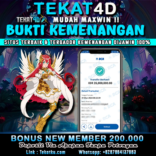 BUKTI KEMENANGAN TEKAT4D 31 MARET 2024