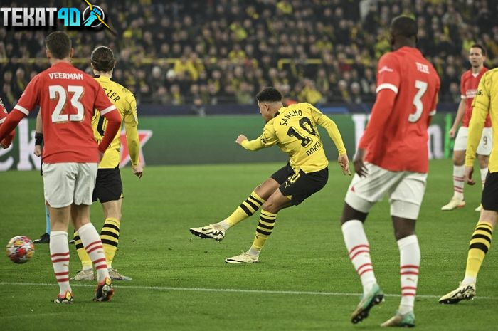 Hasil Liga Champions - Disia-siakan Man United, Gol Cantik Jadon Sancho Antar Dortmund ke Perempat Final