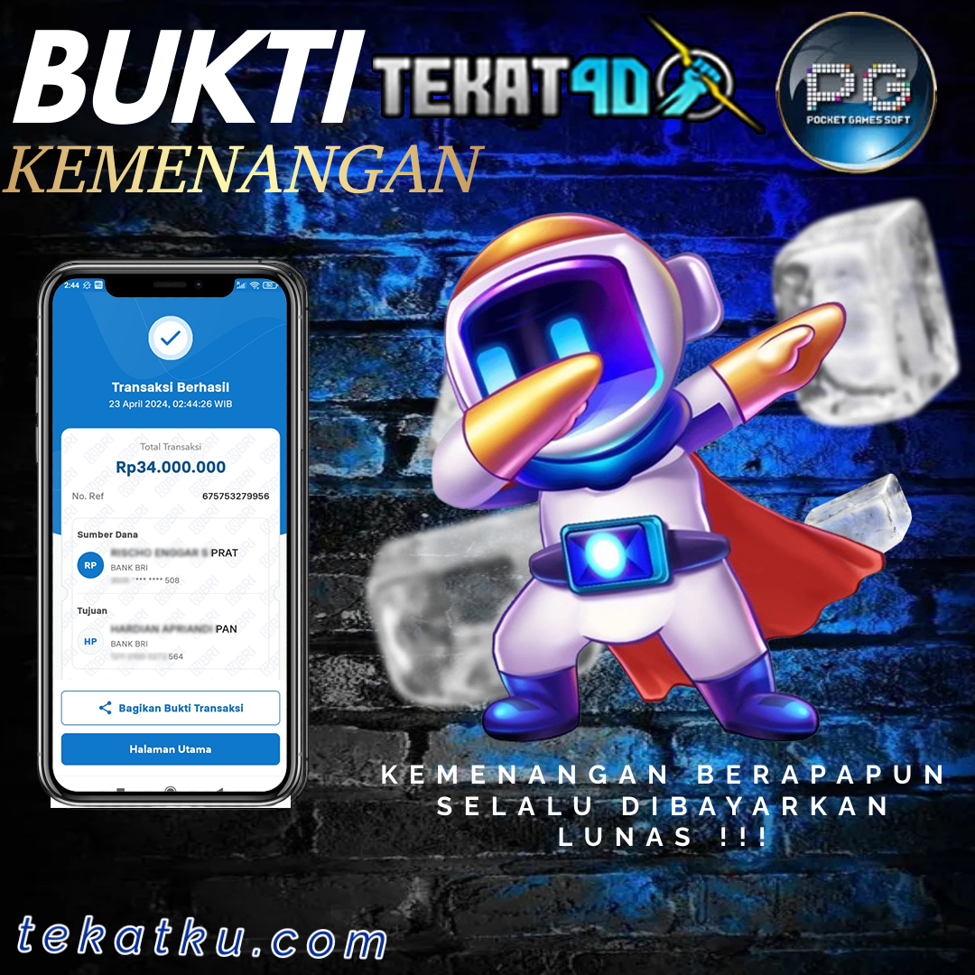 BUKTI KEMENANGAN TEKAT4D 23 APRIL 2024