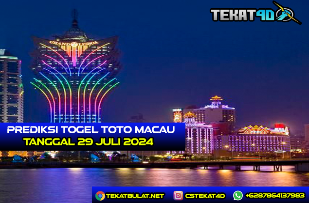 Prediksi Togel TotoMacau Jitu 29 JULI 2024