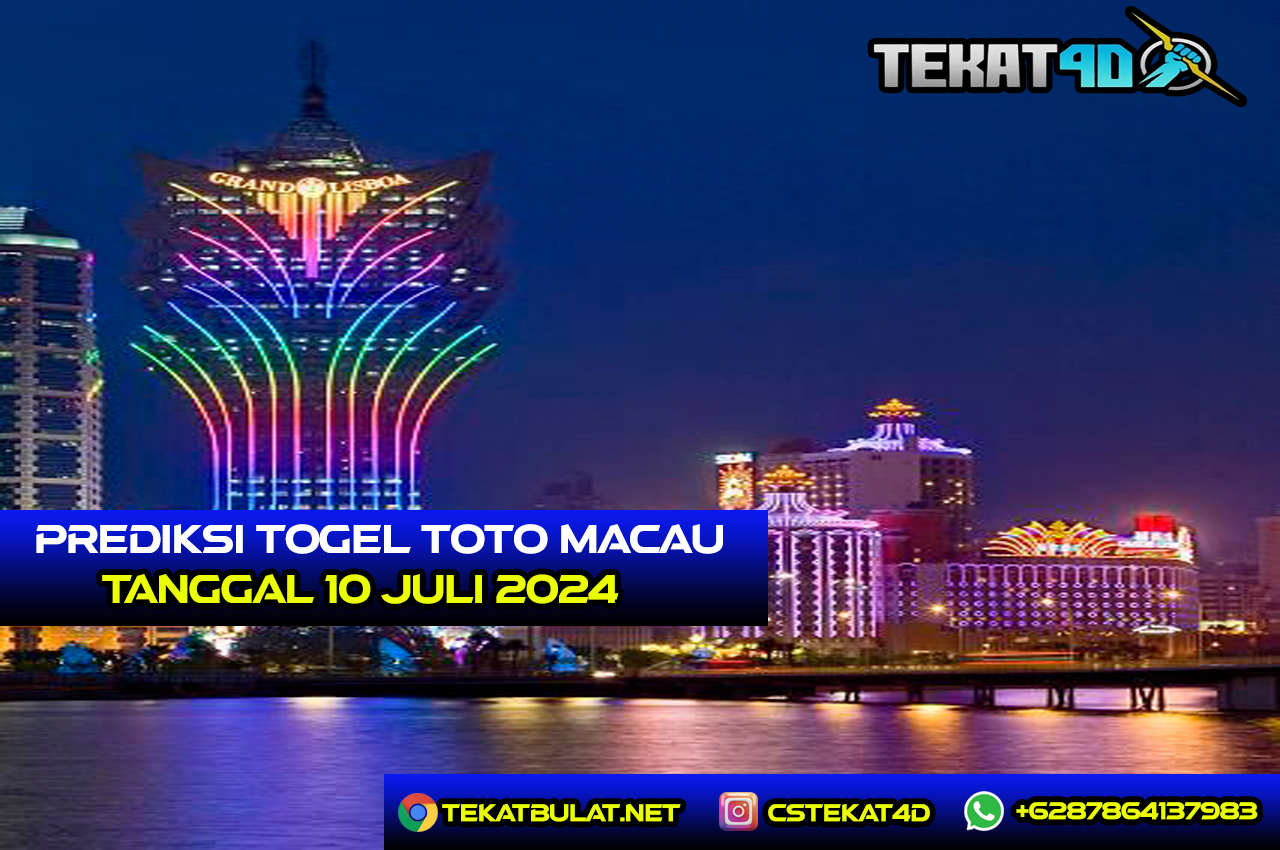 Prediksi Togel TotoMacau Jitu 10 JULI 2024