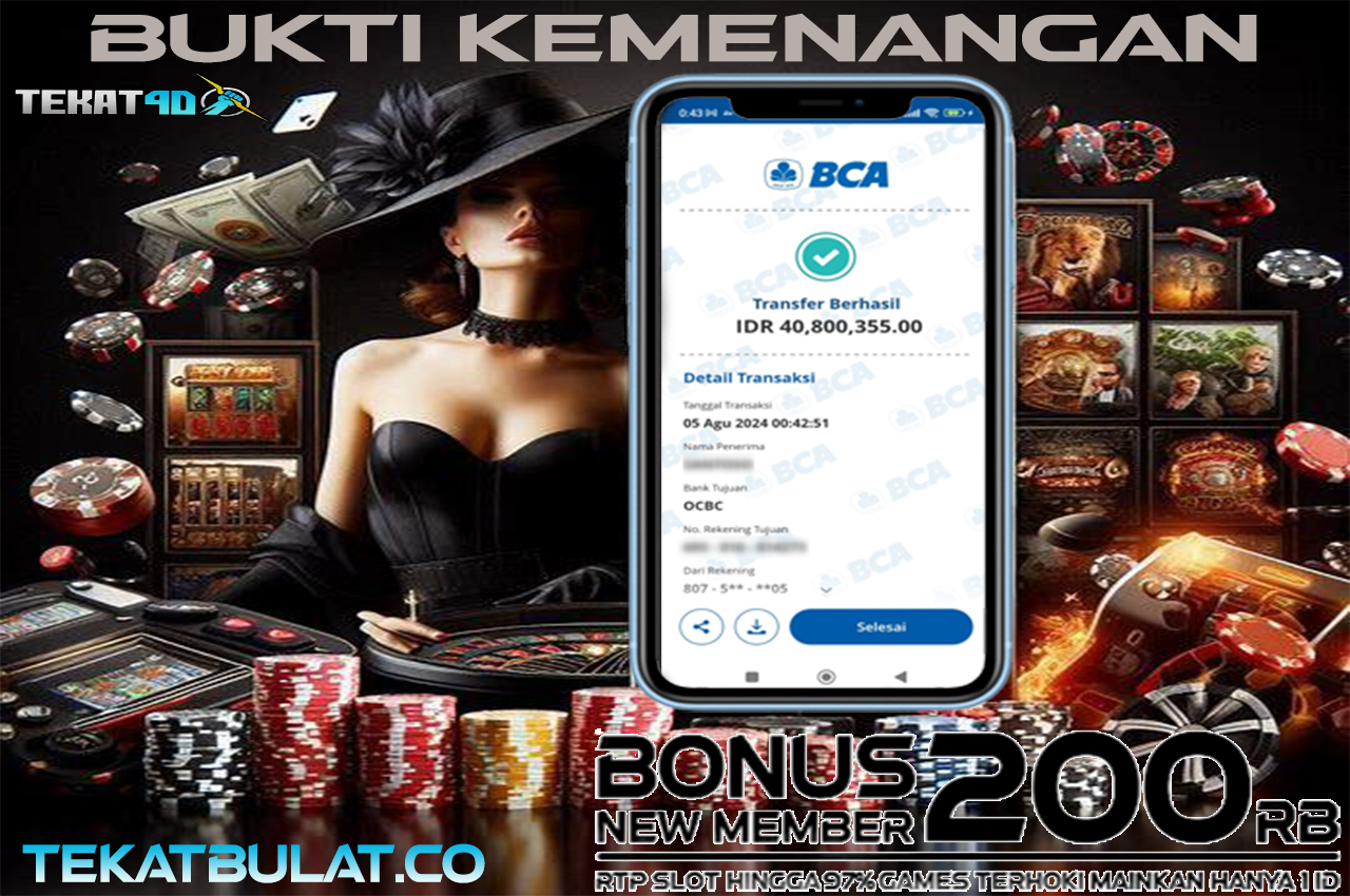 BUKTI KEMENANGAN TEKAT4D 05 AGUSTUS 2024