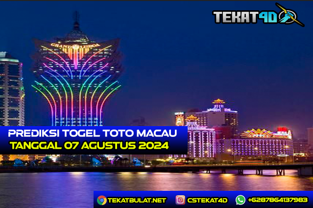 Prediksi Togel TotoMacau Jitu 07 AGUSTUS 2024