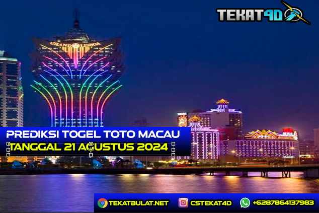 Prediksi Togel TotoMacau Jitu 21 AGUSTUS 2024