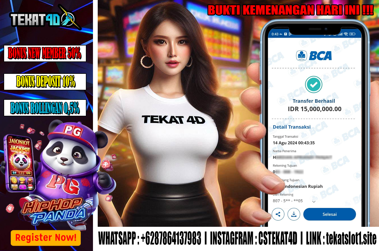 BUKTI KEMENANGAN TEKAT4D 14 AGUSTUS 2024