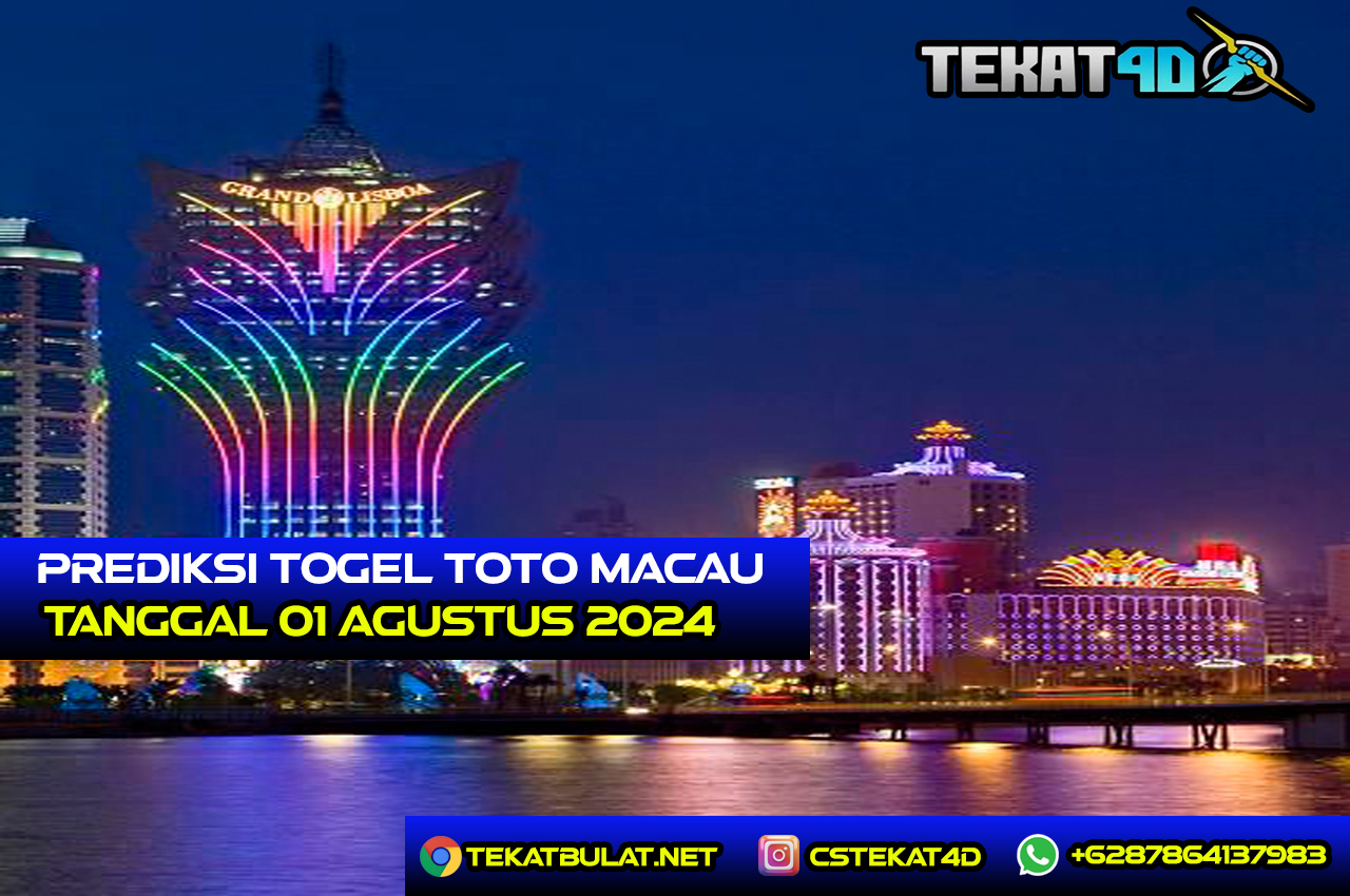 Prediksi Togel TotoMacau Jitu 01 AGUSTUS 2024