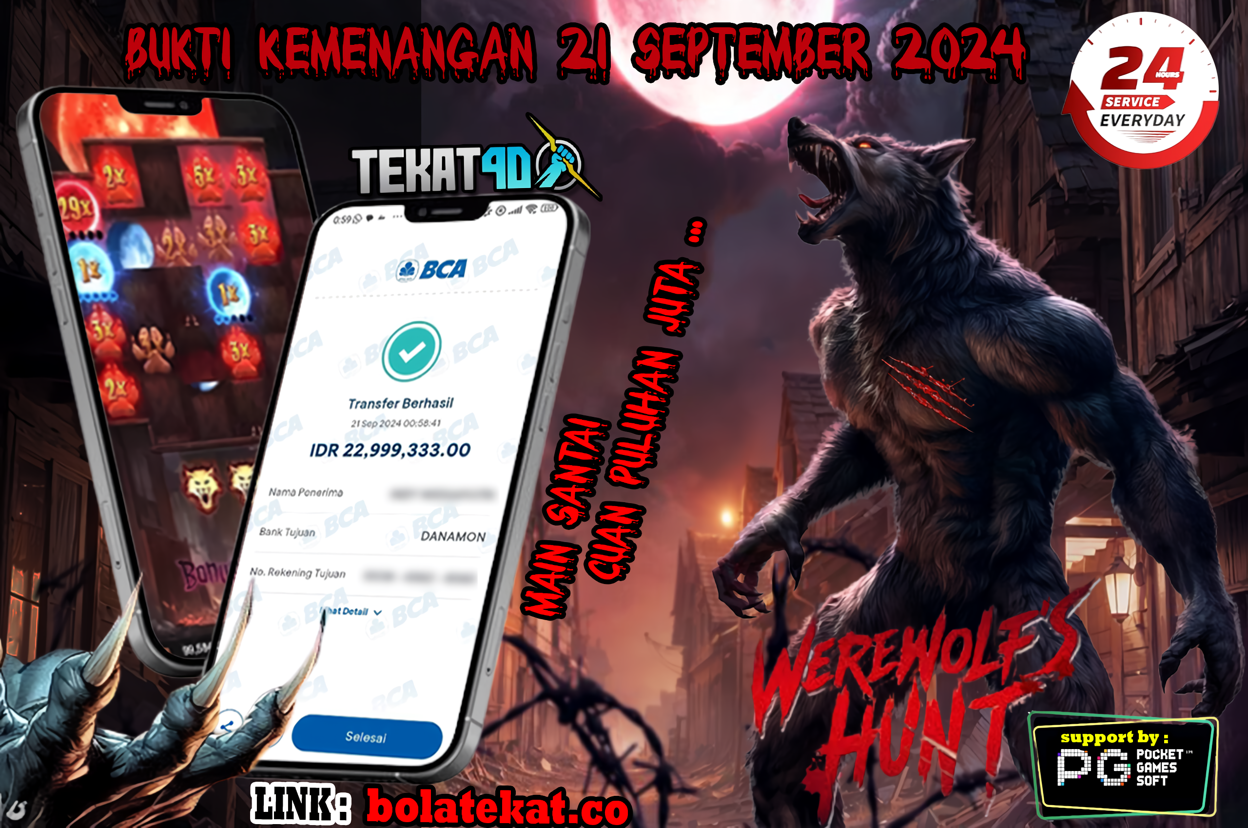 BUKTI KEMENANGAN TEKAT4D 21 SEPTEMBER 2024