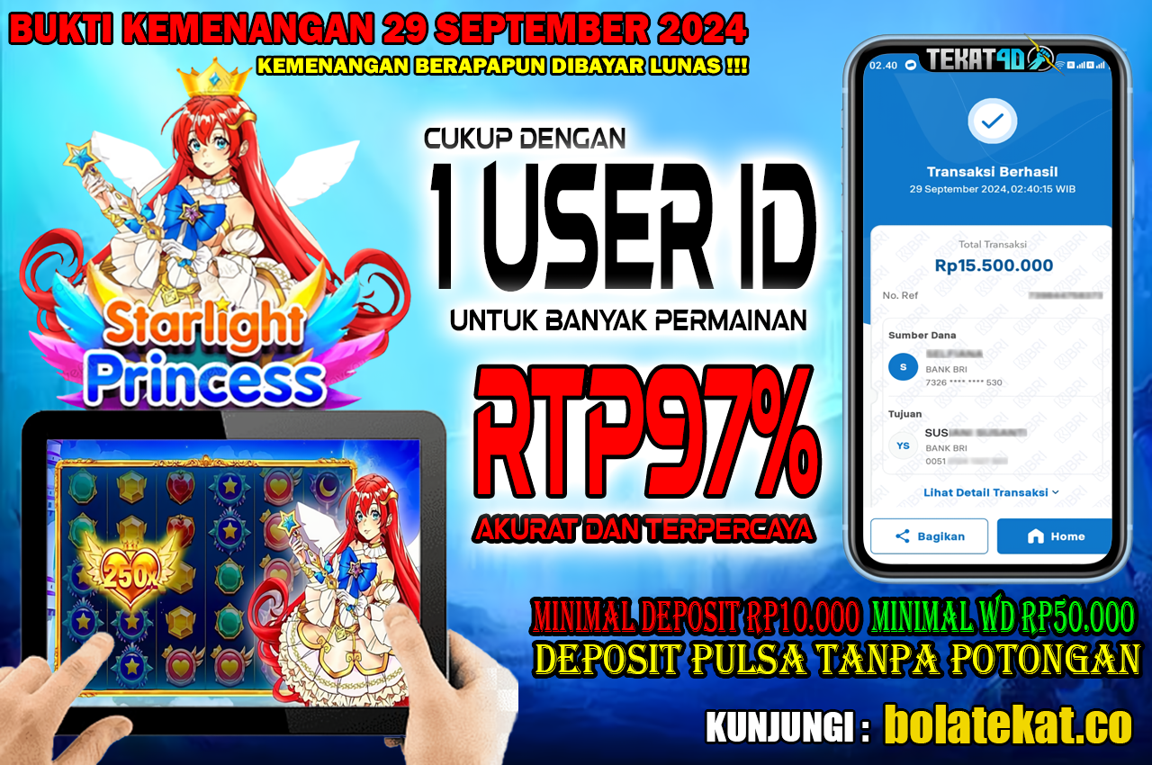 BUKTI KEMENANGAN TEKAT4D 29 SEPTEMBER 2024