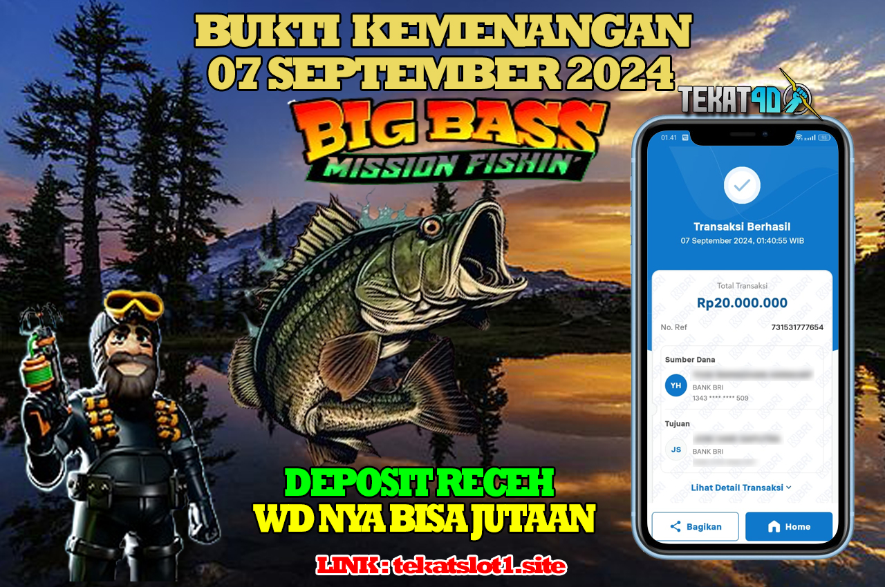 BUKTI KEMENANGAN TEKAT4D 07 SEPTEMBER 2024