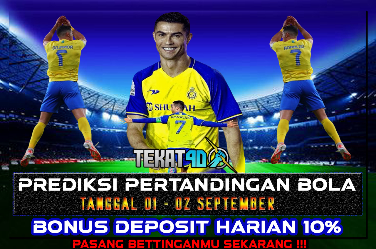 PREDIKSI PERTANDINGAN BOLA 01 - 02 SEPTEMBER 2024