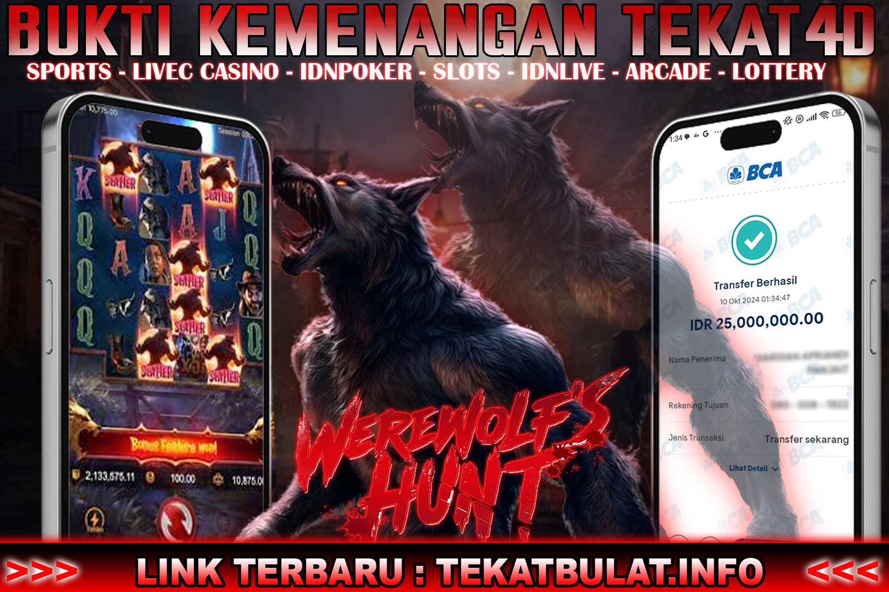 BUKTI KEMENANGAN TEKAT4D 10 OKTOBER 2024