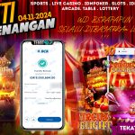 BUKTI KEMENANGAN TEKAT4D 04 NOVEMBER 2024