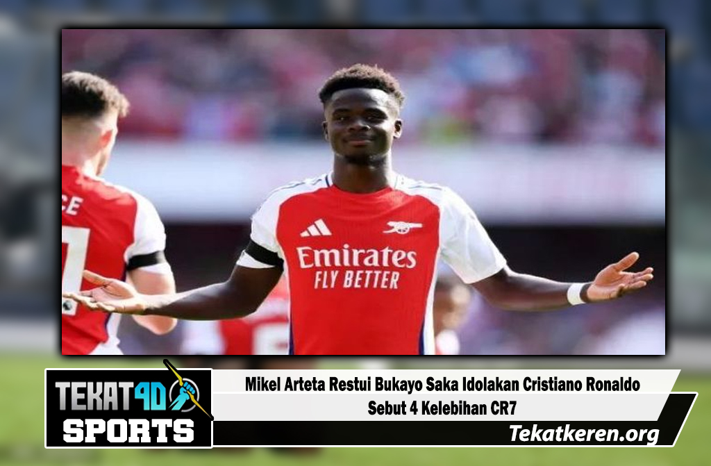 Mikel Arteta Restui Bukayo Saka Idolakan Cristiano Ronaldo, Sebut 4 Kelebihan CR7