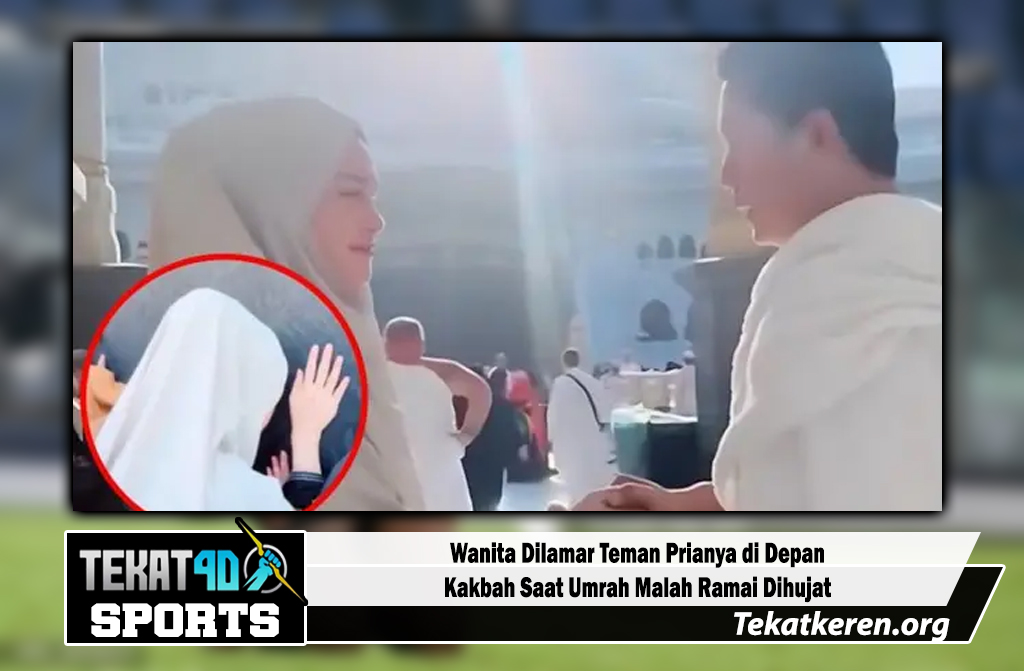 Wanita Dilamar Teman Prianya di Depan Kakbah Saat Umrah Malah Ramai Dihujat