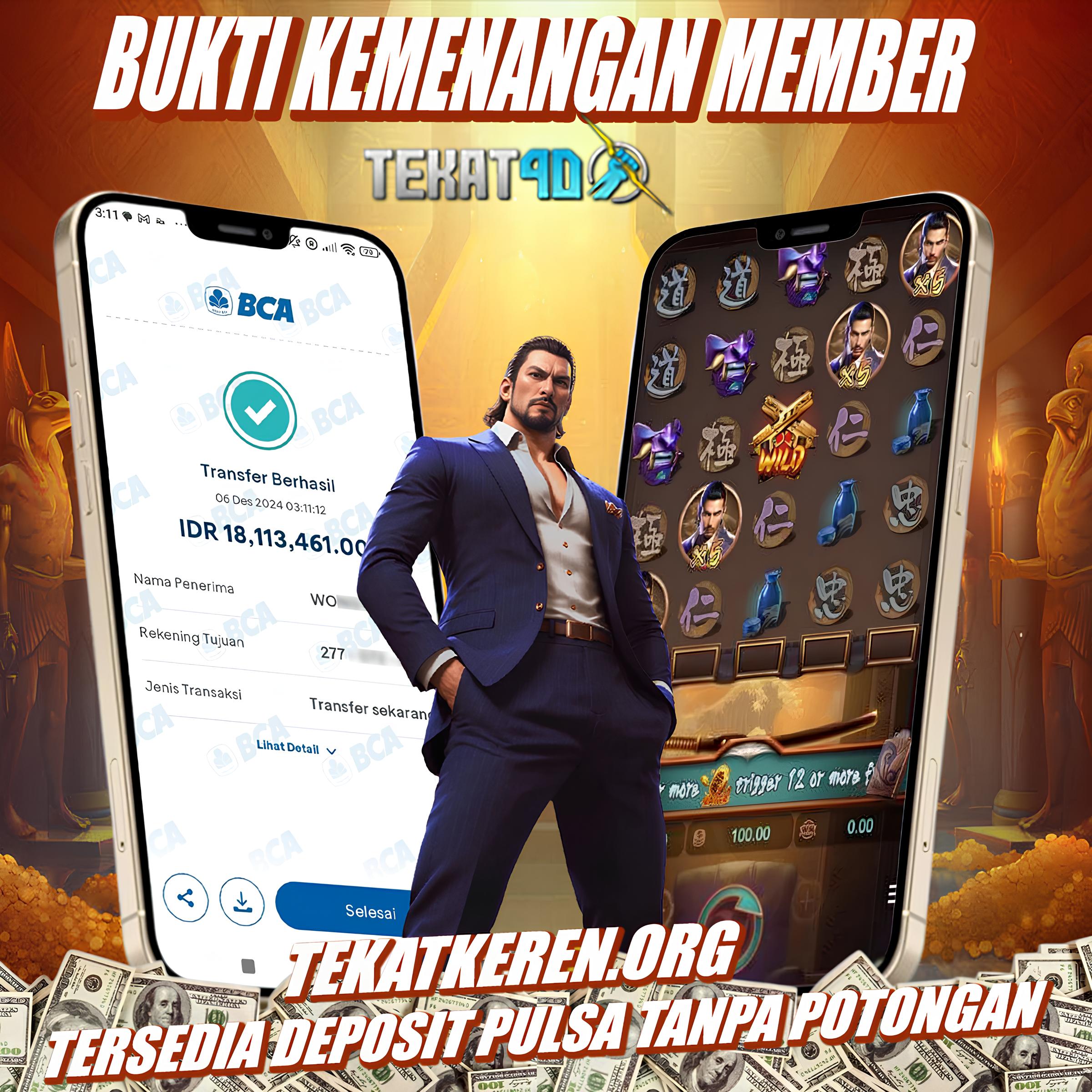 BUKTI KEMENANGAN TEKAT4D 06 DESEMBER 2024. TEKAT4D ADALAH SITUS BETINGAN ONLINE SLOT TERLENGKAP DAN TERPERCAYA NOMOR 1 DI INDONESIA