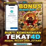 BUKTI KEMENANGAN TEKAT4D 12 JANUARI 2025