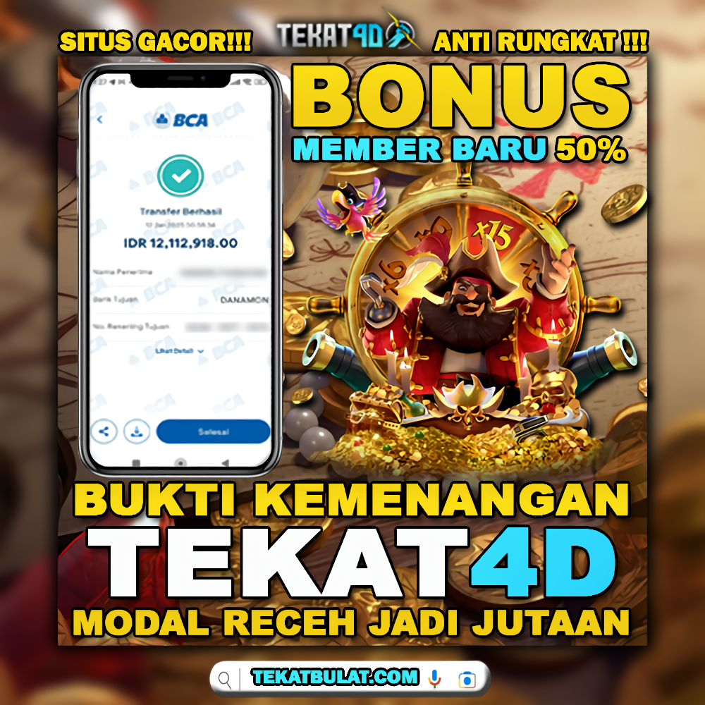 BUKTI KEMENANGAN TEKAT4D 12 JANUARI 2025