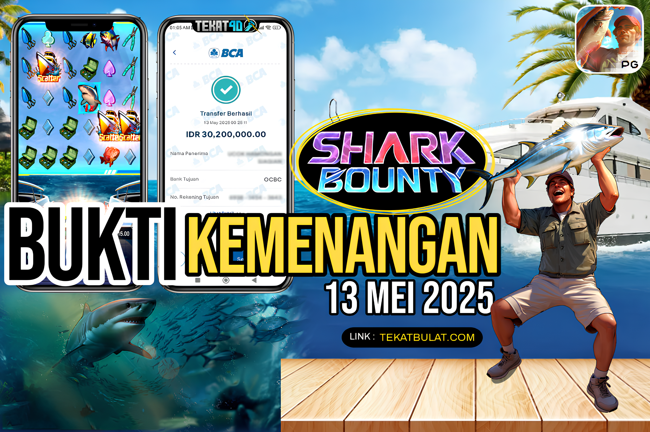 BUKTI KEMENANGAN TEKAT4D 13 MEI 2025