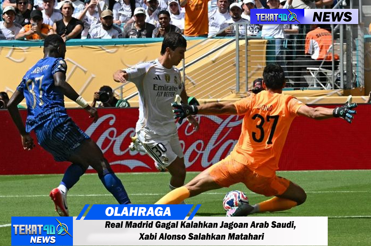 Real Madrid Gagal Kalahkan Jagoan Arab Saudi, Xabi Alonso Salahkan Matahari