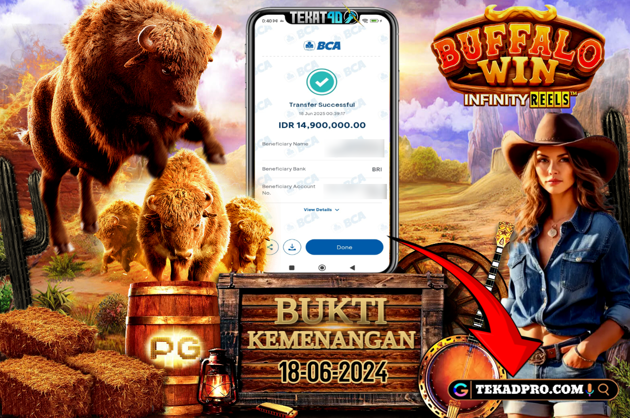 BUKTI KEMENANGAN TEKAT4D 18 JUNI 2025