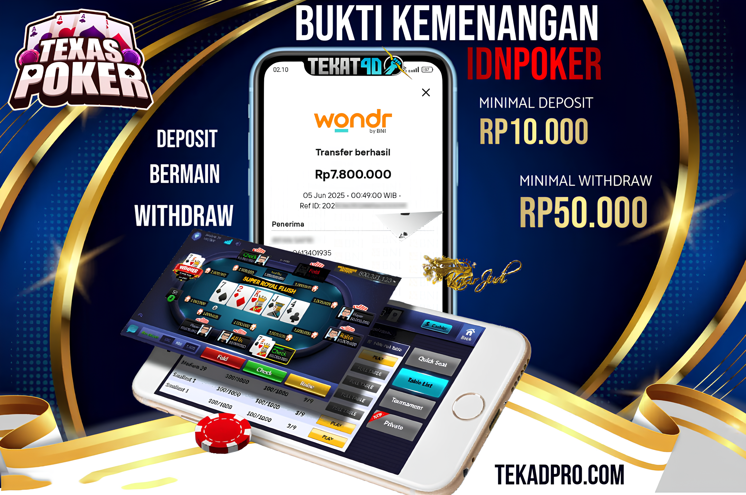 BUKTI KEMENANGAN TEKAT4D 05 JUNI 2025