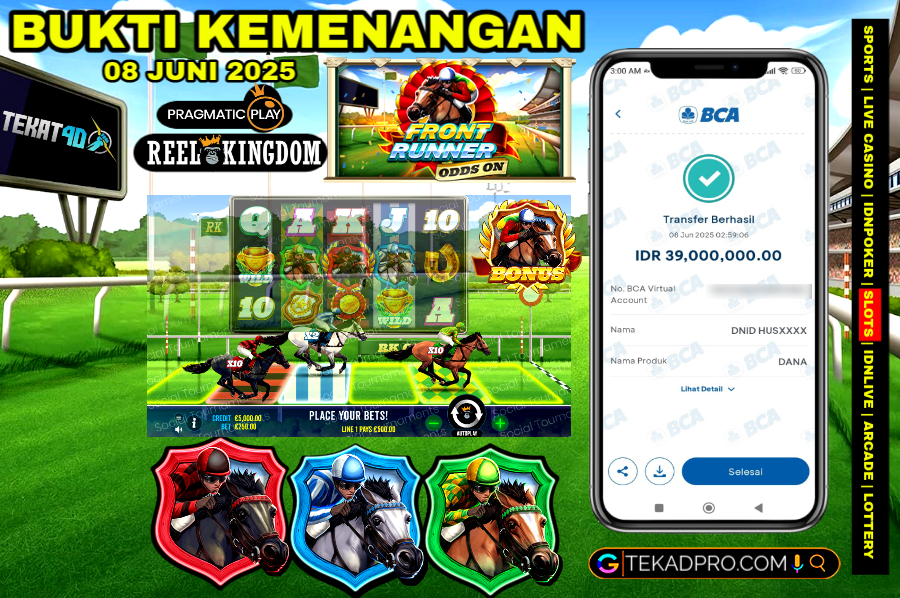 BUKTI KEMENANGAN TEKAT4D 08 JUNI 2025