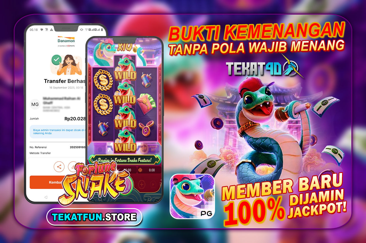 BUKTI KEMENANGAN TEKAT4D 16 SEPTEMBER 2025