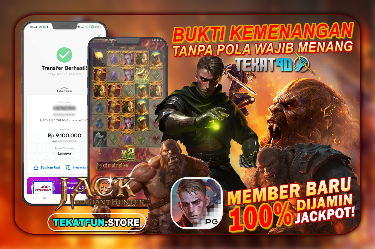 BUKTI KEMENANGAN TEKAT4D 07 SEPTEMBER 2025