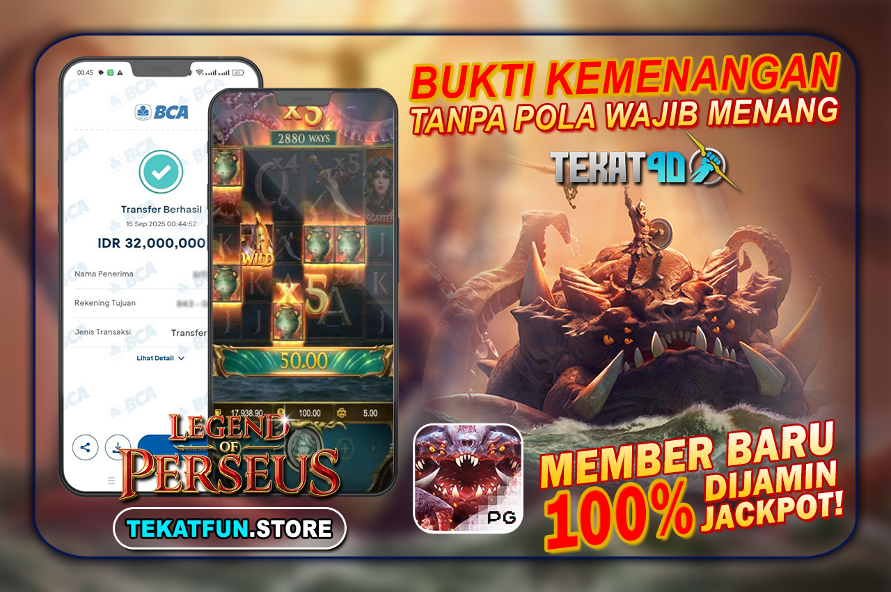 BUKTI KEMENANGAN TEKAT4D 15 SEPTEMBER 2025
